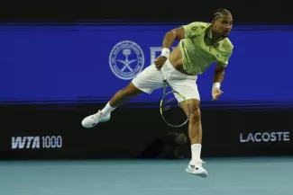 Arthur Fils est expéditif depuis le début du Masters 1000 de Miami. (G. Burke/Reuters)