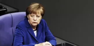 Merkel prête à laisser la Grèce sortir de la zone euro La Chancelière allemande Angela Merkel (Sipa)