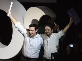 Syriza, Podemos... la bourrasque venue du Sud de l'Europe Syriza, Podemos.