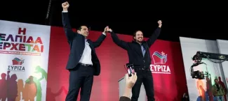 Pablo Iglesias, leader de Podemos en Espagne, se voit bien suivre la voie de Syriza.


