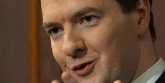 George Osborne, le chancelier de l'Echiquier, le 15 janvier 2014 à Londres.


