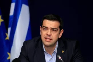 Tsipras au sommet européen: «La Grèce n'accepte pas le chantage» © EPA