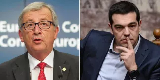 Juncker s'en prend à Tsipras et ses "formules erronées" sur l'Allemagne Juncker s'en prend à Tsipras et ses "formules erronées" sur l'Allemagne.