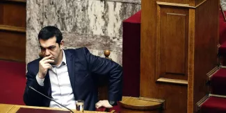 L'aile gauche du Syriza demande (déjà) des comptes à Tsipras L'aile gauche du Syriza demande (déjà) des comptes à Tsipras.