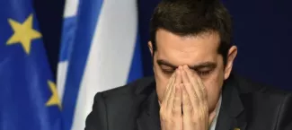 Grèce: les réformes envoyées à Bruxelles, un "point de départ valide" Le Premier ministre grec Alexis Tsipras lors d'une conférence de presse le 12 février 2015 à Bruxelles.