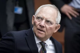 Schäuble plaide la cause de la Grèce au Bundestag Image: ARCHIVES, PHOTO D'ILLUSTRATION/AFP