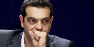 Crise grecque : Merkel accueille Tsipras à Berlin L'annonce de ce déplacement en Allemagne peut sonner comme une volonté d'apaisement de la part des deux dirigeants. (Crédits : REUTERS/Francois Lenoir)