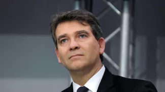 Montebourg: «Le PS est sur la route du Pasok grec» L'ex-ministre de l'Économie, Arnaud Montebourg. Crédits photo : ERIC PIERMONT/AFP