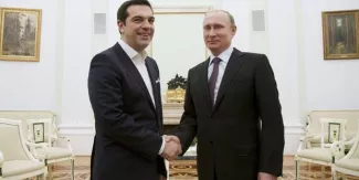 Alexis Tsipras chez Vladimir Poutine à Moscou: quelles conséquences? Alexis Tsipras chez Vladimir Poutine à Moscou: quelles conséquences?.