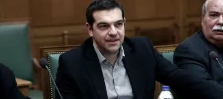 Alexis Tsipras à Moscou: une visite qui énerve l'Europe afp.com/Aangelos Tzortzinis