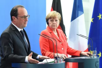 Hollande et Merkel visent un accord rapide avec la Grèce Les dirigeants français et allemand ne sont pas les seuls à appeler à une accélération des négociations avec la Grèce. Image: AFP