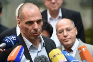 Varoufakis met en garde contre un «échec» historique Yanis Varoufakis, ministre grec des Finances (Lundi 8 juin 2015) Image: Keystone