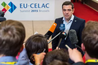 Le dialogue entre Athènes et ses créanciers reste tendu Le premier ministre grec Alexis Tsipras. Image: Keystone