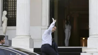 Grexit : quelle sera l'addition pour la France et ses voisins européens Alexis Tsipras, le premier ministre grec, de retour à Athènes. Crédits photo : ALKIS KONSTANTINIDIS/REUTERS