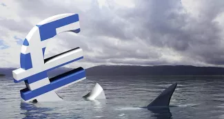 Les investisseurs espèrent un «happy end» à la tragi-comédie du «grexit» Le risque de Grexit s'éloigne, les marchés financiers se rassurent - Shutterstock