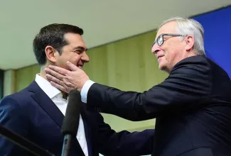 Europe : les concessions grecques ouvrent la voie à un accord dans les 48 heures Les dirigeants de la zone euro ont jeté lundi soir les bases d'un compromis politique avec le gouvernement grec - Emmanuel Dunand /AFP