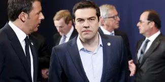Grèce: à quelques heures de l'Eurogroupe, les divisions persistent Dans son compte Twitter, Tsipras a dénoncé mercredi qu'un tel "refus répété de mesures équivalentes ne s'est jamais produit avant -ni en Irlande ni au Portugal". (Crédits : Reuters)