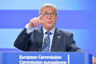 Juncker: «Si la Grèce vote non au référendum, elle dit non à l'Europe» Le président de la Commission a livré un discours de campagne au peuple grec. © Reporters