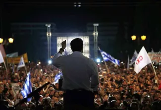 Alexis Tsipras, la rockstar - AFP



