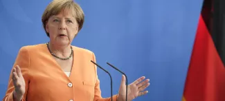 Merkel prépare le Grexit, «les ponts sont coupés» La chancelière allemande Angela Merkel. Crédits photo : Michael Sohn/AP