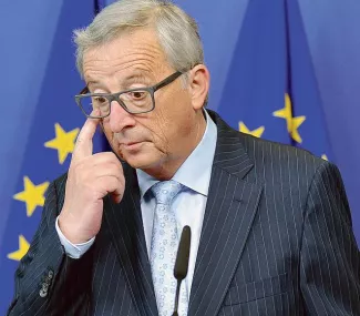Les créanciers de la Grèce vont tenter de limiter des dégâts déjà considérables Jean-Claude Juncker voit le non grec comme un rejet de l'Europe. Crédits photo : ERIC VIDAL/REUTERS