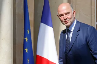 Dans une interview publiée lundi par le journal Ethnos, le commissaire européen aux Affaires économiques et monétaires Pierre Moscovici avait jugé possible la conclusion d'un accord en août. Image: ARCHIVES, PHOTO D'ILLUSTRATION/Reuters


