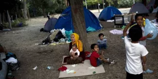 Plus de migrants ont débarqué en Grèce pendant le seul mois de juillet que toute l'année passée Plus de migrants ont débarqué en Grèce pendant le seul mois de juillet que toute l'année passée.