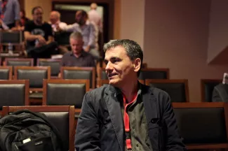 Euclide Tsakalotos, le ministre grec des Finances. Image: Archives/Reuters



