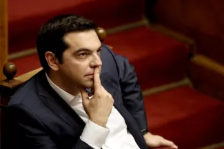 Tsipras met son poste en jeu pour renforcer sa base Alexis Tsipras veut des élections anticipées le mois prochain. Image: Keystone