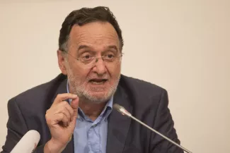 Les frondeurs de Syriza renoncent à former une coalition L'ancien ministre de l'Energie Panagiotis Lafazanis. Image: ARCHIVES/Keystone