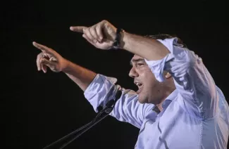Pour l'emporter, Tsipras veut convaincre les déçus de la gauche Pour l'emporter, Tsipras veut convaincre les déçus de la gauche.