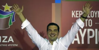 Grèce: Tsipras annonce la formation d'un gouvernement de coalition avec la droite souverainiste Grèce: Tsipras annonce la formation d'un gouvernement de coalition avec la droite souverainiste.