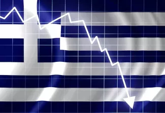 En rythme annuel, l'économie grecque plonge désormais de 1,1 % - Shutterstock


