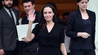 Angelina Jolie en Grèce pour la cause des migrants Angelina Jolie en Grèce pour la cause des migrants.