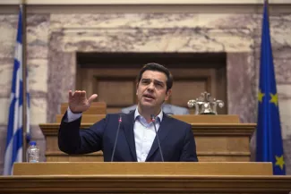 La Grèce demande à l'Allemagne le paiement de réparations pour l'occupation nazie La Grèce demande à l'Allemagne le paiement de réparations pour l'occupation nazie.