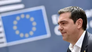 Grèce : un an après, quel bilan pour Tsipras et Syriza ? Alexis Tsipras, lors d'un sommet au sujet du Brexit. Crédits photo : PHILIPPE HUGUEN/AFP