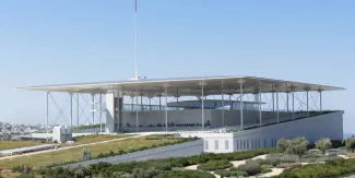 Renzo Piano a construit son Acropole à Athènes Renzo Piano a construit son Acropole à Athènes.