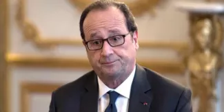 Grèce : François Hollande et sa fausse légende François Hollande a-t-il sauvé la Grèce ? (Crédits : POOL)