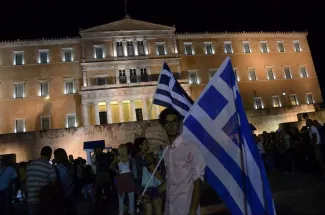 Grèce : l'accord sur l'allègement de la dette débloqué en janvier Pour Klaus Regling, directeur du MES, le coût pour les Etats-membres de ces mesures est d'environ 200 millions d'euros. - PACIFIC PRESS / SIPA
