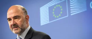 Pierre Moscovici, commissaire européen aux Affaires économiques.© Wiktor Dabkowski / Picture-Alliance/AFP


