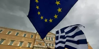 Le ministère des Finances allemand a rendu public les profits engrangés grâce aux intérêts des prêts accordés à la Grèce. (Crédits : Reuters Yannis Behrakis)


