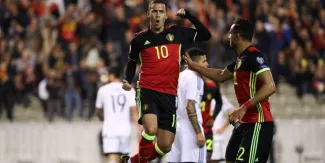 Thorgan Hazard ouvre son compteur avec les Diables: Belgique - Chypre 2-0 (DIRECT) Thorgan Hazard ouvre son compteur avec les Diables: Belgique - Chypre 2-0 (DIRECT).