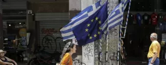 Une rue d'Athènes en juillet 2017. © Ayhan Mehmet/Anadolu Agency/Getty Images


