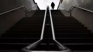 Le métro d'Athènes fermé à l'occasion d'une grève de 24 heures contre de nouvelles mesures d'austérité, le 15 janvier 2018


