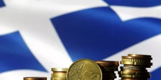 Les banques grecques ont (à peu près) réussi les stress tests Les banques grecques ont été recapitalisées à trois reprises depuis le début de la crise de la dette en 2010. Leur situation en fonds propres est satisfaisante, mais leur bilan comprend encore trop de créances douteuses. (Crédits : Dado Ruvic)