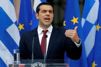 Alexis Tsipras, premier ministre grec, le 22 juin 2018.


