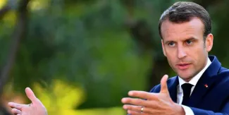 Macron salue le courage et la dignité du peuple grec pendant la crise @ Alberto PIZZOLI / AFP