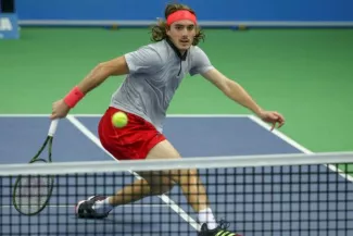 Stefanos Tsitsipas est en quarts de finale à Bâle. (Reuters)


