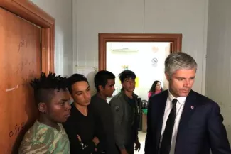 Laurent Wauquiez va en Grèce pour dénoncer la crise migratoire Laurent Wauquiez va en Grèce pour dénoncer la crise migratoire.