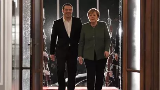 Grèce: Merkel évoque la "souffrance" infligée par les nazis Grèce: Merkel évoque la "souffrance" infligée par les nazis.
